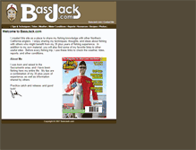 Tablet Screenshot of bassjack.com